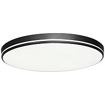 IMMAX NEO Lite Areas Smart Ceiling Luminaire 51cm, 48W Black Tuya Wi-Fi