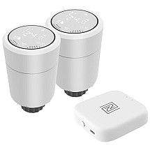 IMMAX NEO SMART Set 2x thermostatic head Zigbee + Smart Neo Bridge for V2, Wi-Fi, Tuya