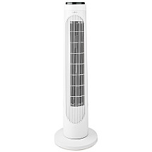 NEDis column fan/ height: 76 cm/ power 50 W/ 3 speed/ rotation/ remote control/ white-black