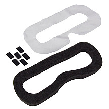 OEM universal hygienic mask for VR glasses, self-adhesive, self-retaining, 100 pcs + 1 pcs foam with Velcro