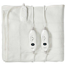 NEDIS electric blanket/ 2 persons/ 160 x 140 cm/ 3 temperature settings/ overheating protection/ Polyester