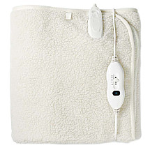 NEDIS electric blanket/ 1 person/ 150 x 80 cm/ 3 temperature settings/ overheating protection/ Polyester/ Synthetic wool