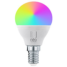 IMMAX NEO LITE SMART LED bulb E14 6W RGB+CCT color and white, dimmable, Wi-Fi, P45, TUYA