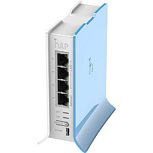 MikroTik RB941-2nD-TC hAP lite 32MB RAM, 650MHz, 4x LAN, 1x 2.4GHz, 802.11b/g/n, L4