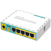 RB750UPR2 HEX POE Lite 64 MB RAM, 650 MHz, 5x LAN, 1x USB, POE, L4