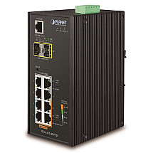 IGS-4215-4P4T2S Gigabit PoE switch 4x TP+4x POE+ 2x SFP, 802.3af 140W, IP30, -40 to 75°C, SNMP, IGMPv3