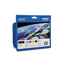 BROTHER ink cartridge LC-985 VALBP/ multipack/ Black + three colors