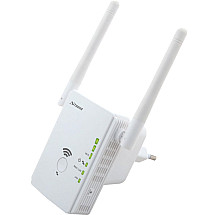 STRONG universal repeater 300/ Wi-Fi standard 802.11b/g/n/ 300 Mbit/s/ 2.4GHz/ 2x LAN/ white