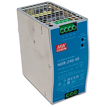 PLANET PWR-240-48 industrial power supply on DIN rail, adjustable 48-56V DC, 240W