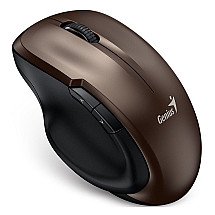 GENIUS Ergo 8200S Chocolate/ 1200 dpi/ wireless/ 5buttons/ silent/ BlueEye sensor