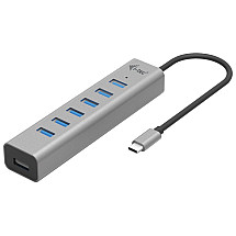 I-TEC USB-C charging mushroom metal/ 7 ports/ USB-A 3.2 Gen 1/ metal