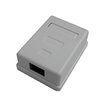 DATACOM Data socket UTP CAT5E 1xRJ45 on white plaster