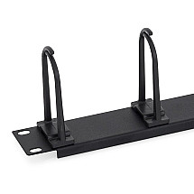 Triton 19" balancing panel 1U plastic 5 x handle large BK