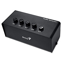 Genius Stereo Switching Box, for selecting audio output for up to 5 speakers