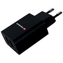 Swissten Network Adapter Smart Ic 2X Usb 2.1A Power Black