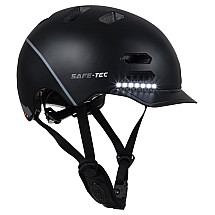 SAFE-TEC Smart Bluetooth Helmet/ SK8 Black S