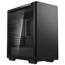 DEEPCOOL Macube 110 / Micro ATX / 120mm fan / 2xUSB 3.0 / glass side panel with magnetic mount / black