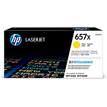 HP 657X yellow original toner cartridge LaserJet high capacity