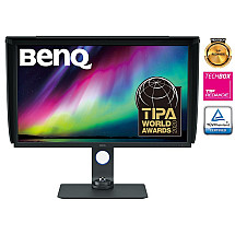 BENQ 32" LED SW321C/ IPS panel/ 3840x2160/ 1000:1/ 5ms/ 2x HDMI/ DP/ USB/ USB-C/ card reader/ black