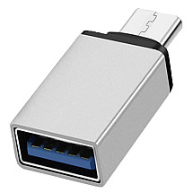 Adapter USB C (M) to USB 3.0 (F), OTG - allows the connection of flash drives, keyboards, etc. to mobile phones