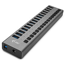 i-tec USB 3.0 charging HUB 16 Port + power adapter 90 W