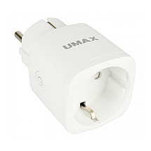 UMAX smart socket U-Smart Wifi Plug Mini/ Wi-Fi/ 1x plug/ Amazon Alexa/ Google Assistant/ Android/ iOS/ white