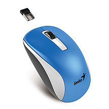 GENIUS NX-7010 WhiteBlue Metallic/ 1200 dpi/ Blue-Eye sensor/ wireless