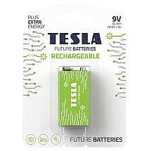 TESLA RECHARGEABLE+ rechargeable battery 9V Ni-MH 250mAh 9V (HR9V, blister) 1 pc