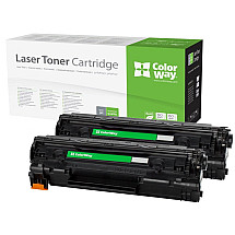 COLORWAY compatible toner for HP CE285A/ black/ 2x 1600 pages/ Dual pack