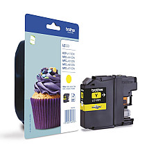 BROTHER ink cartridge LC-123Y/ Yellow/ 600 pages