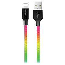 Colorway Data Cable USB/ Apple Lightning/ 2.4A/ 1m/ Multicolor