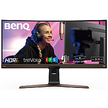 Benq 38 "LED EW3880R/ Curved/ IPS/ 3840x1600/ 1000: 1/ 4MS/ 2xhdmi/ DP/ USB-C/ USB/ Black-Brown