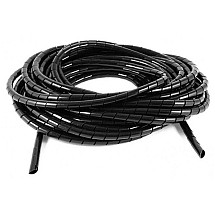 Nedis cable tubing/ cable organizer/ spiral/ diameter 60 mm/ length 10 m/ black