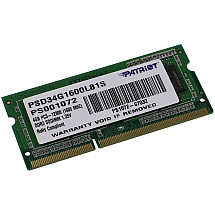 PATRIOT Ultrabook 4GB DDR3 1600MHz / SO-DIMM / CL11 / PC3-12800