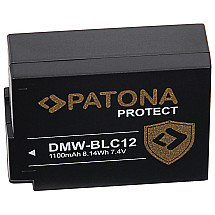 PATONA photo battery Panasonic DMW-BLC12 E 1100mAh Li-Ion Protect