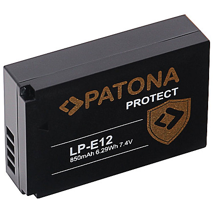 PATONA battery for photo Canon LP-E12 850mAh Li-Ion Protect