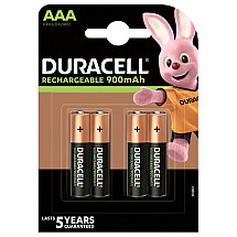 Duracell Rechargeable battery 900mAh 4 pcs (AAA)