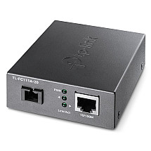 TP-Link TL-FC111A-20 1x 10/100Mbps RJ45/ 1x 100Mbps SC WDM Media Single-Mode Fiber/Eth Media Converter