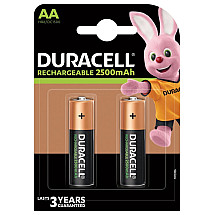 Duracell Rechargeable battery 2500mAh 2 pcs (AA)