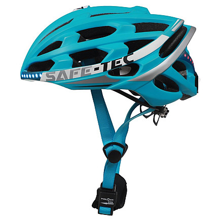 SAFE-TEC Smart Bluetooth Helmet/ Repro/ TYR 2 Turquoise S