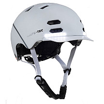 SAFE-TEC Smart Bluetooth Helmet/ SK8 White L