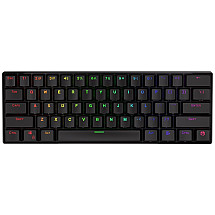 Endorfy gaming keyboard Thock Compact RD RGB /USB/ red sw. / wireless / mechanical / US layout / mini / black RGB