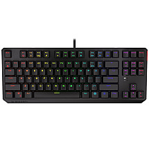 Endorfy gaming keyboard Thock TKL Kailh BL RGB /USB/ blue sw. / wired / mechanical / US layout / black RGB