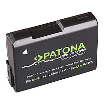 Battery Patona for Photo Nikon EN-EL14 1100mAh Li-Ion Premium