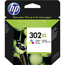 HP ink cartridge 302XL tricolor CMY F6U67AE original