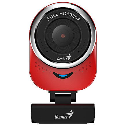 GENIUS webcam QCam 6000/ red/ Full HD 1080P/ USB2.0/ microphone