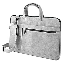 NEDIS laptop bag/ 15-16"/ shoulder strap/ 8 storage pockets/ grey