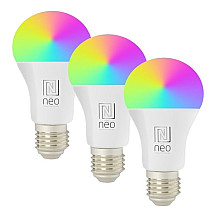 IMMAX NEO SMART set 3x LED bulb E27 11W RGB+CCT color and white, dimmable, Zigbee, TUYA