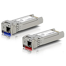 Ubiquiti Single -Mode Fiber Module SFP+, 10Gbps, Bidi - 2 Pack