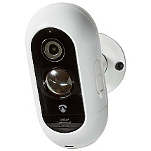 NEDIS IP camera/ outdoor/ IP65/ Wi-Fi/ 1080p/ PIR sensor/ micro USB/ microSD/ night vision/ Android/ iOS/ white